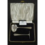 Cased Silver Christening Set ~27g