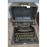 Small Cased Vintage Typewriter