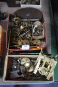 Brass Clock Parts for Spares and Repairs