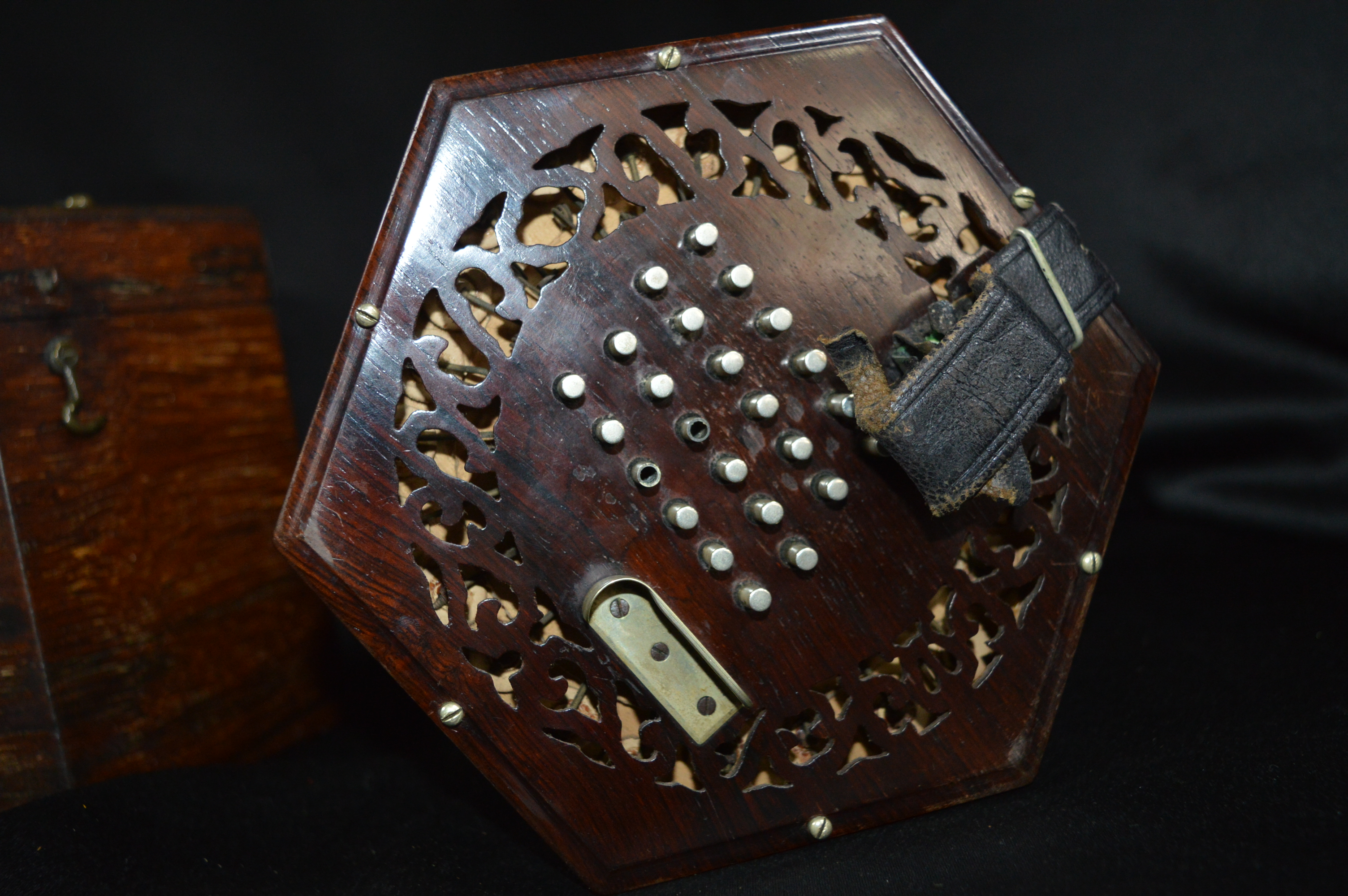 Cased Concertina by Lachenal & Co London - Image 9 of 12