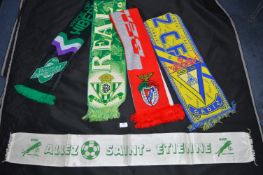 Five Vintage Football Scarves