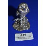 Hallmarked Filled Silver Owl