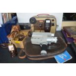 Kodak Brownie Projector, 8mm Movie Camera, Vintage Microphones by Grundig, etc.