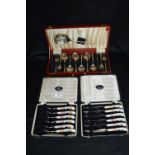 Three Sets of Stainless Steel Cutlery