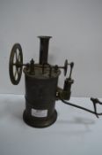 Brass Model Cylinder Steam Engine