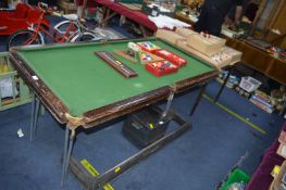 Tabletop Snooker Table plus Balls and Scoreboard