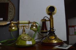 Two Reproduction Telephones