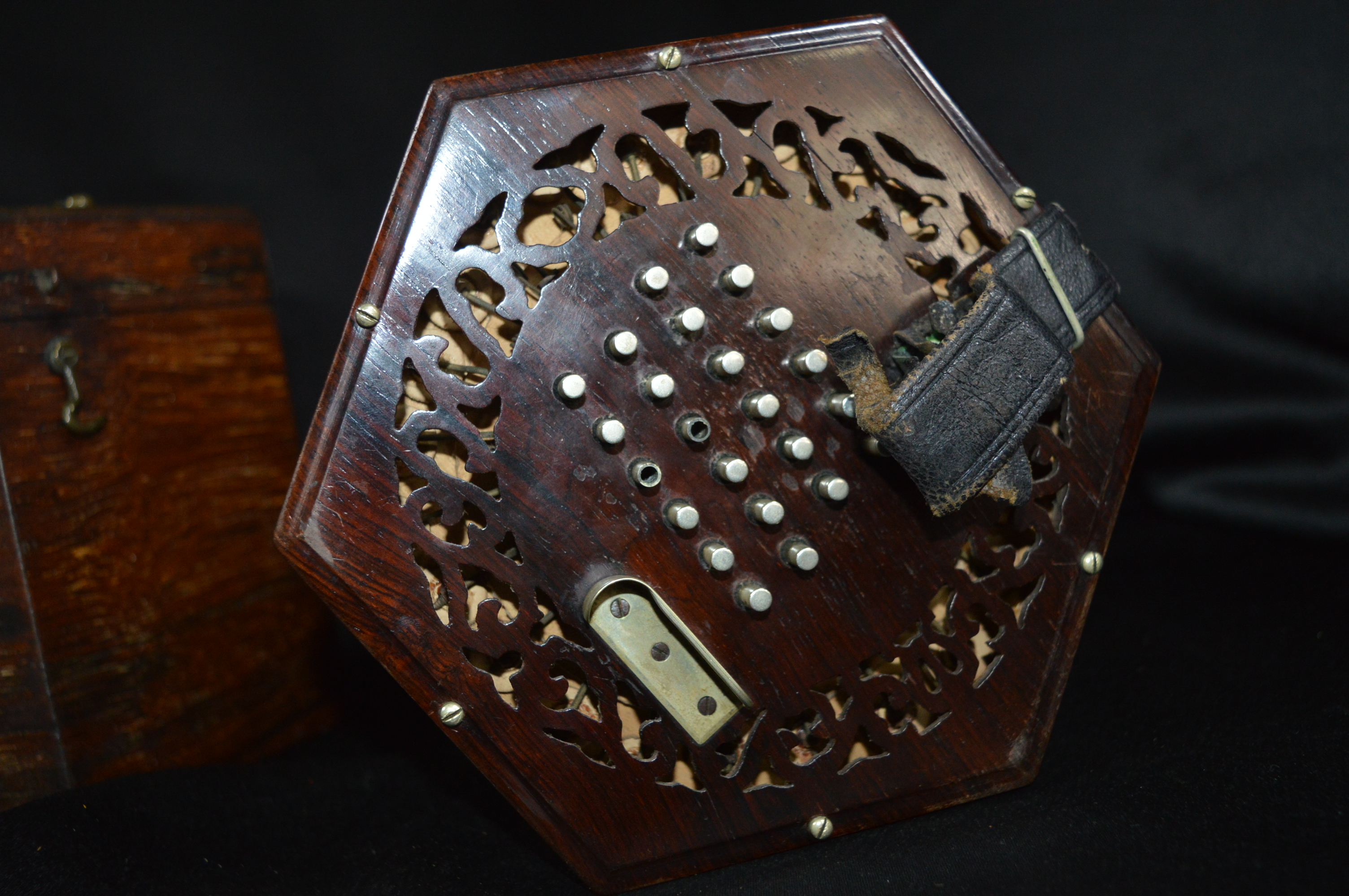 Cased Concertina by Lachenal & Co London - Image 10 of 12