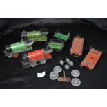 Three Tinplate Clockwork Trains