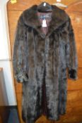 French Faux Fur Coat ~Size: 12