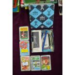 Five Sets of Top Trumps, World Cup Football Cards, etc.