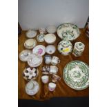 Victorian Cups & Saucers, etc. plus Mason Lid