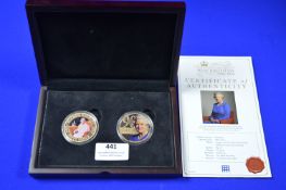 Royal Mint Royal 90th Birthday Commemorative Coin Set