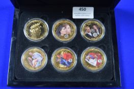 Six Royal Commemorative Coins