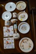 Nursery Ware Dishes, Plates, Cups