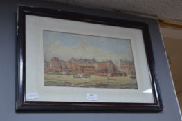 Framed Watercolour of the Humber Ferries at Hull