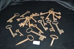 Collection of Old Keys