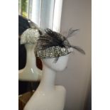 Theatrical Rhinestone Flappers Hat
