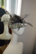 Theatrical Rhinestone Flappers Hat