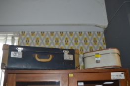 Vintage Suitcase and a Vanity Case