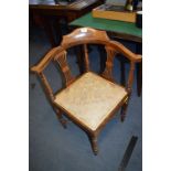 Edwardian Inlaid Corner Chair