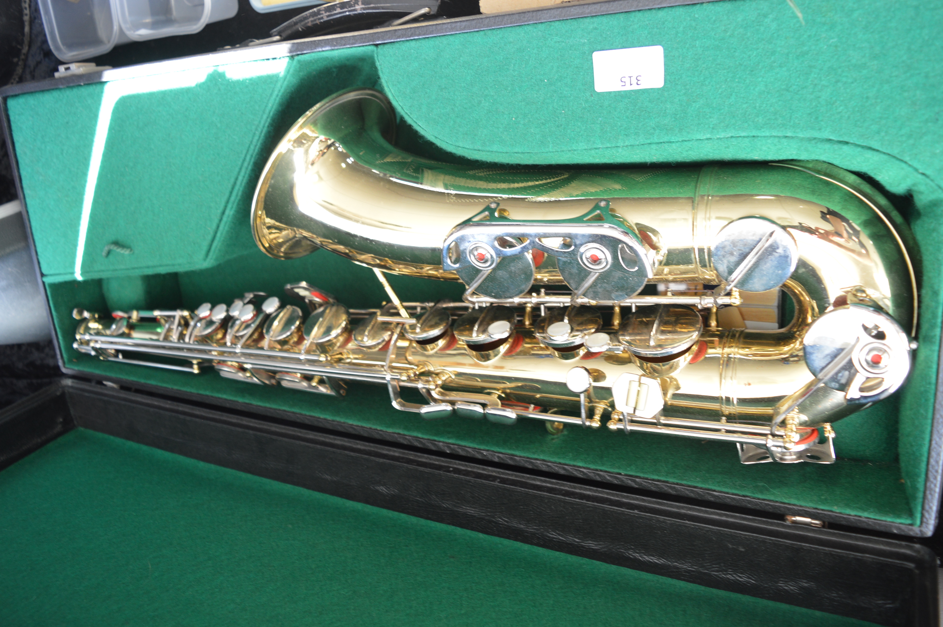 Hard Cased Saxophone Plus Accessories - Image 3 of 6