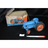 Vintage Chad Valley Diecast Scale Model Fordson Major Tractor in Original Box