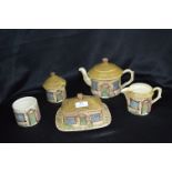 Sylvac Cottage Ware, Teapot, etc.