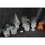 Period Glass Drinking Vessels, etc.