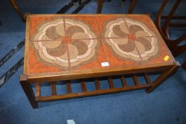 1970's Retro Tile Top Coffee Table