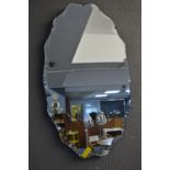 1930's Beveled Edge Wall Mirror