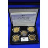 Jubilee Mint WWI Centenary Gold Plated Penny Collection