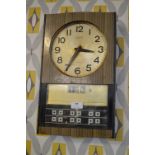 Seiko Transistor Calendar Wall Clock