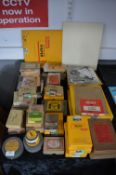 Vintage Photographic Negatives, Boxes, Packaging, Film, etc.