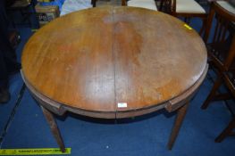 Danish Teak Extending Oval Dining Table by Frem Rojle (AF)