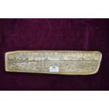 Replica Scrimshaw Whale Bone