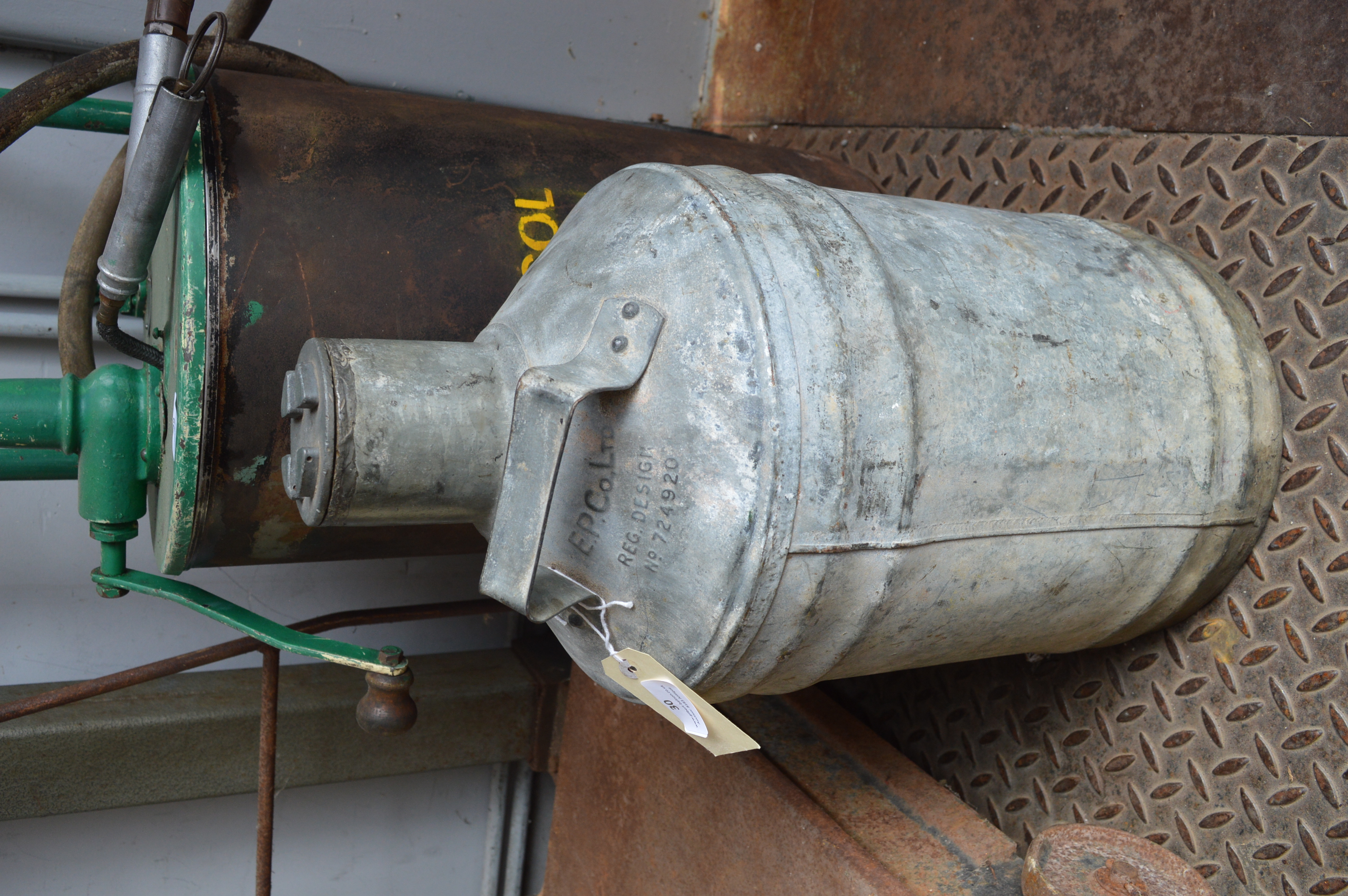 E.P Co Ltd Galvanised Oil Drum