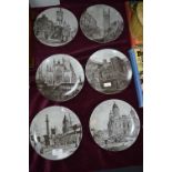 Six Hull Historical Wall Plates