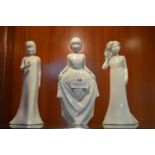 Three Royal Worcester Moments Figurines