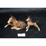 Beswick Pony & Foal