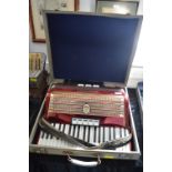 World Master Accordion with Original Case and Travel Bag