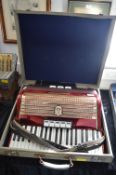 World Master Accordion with Original Case and Travel Bag