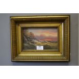 Gilt Framed Oil on Board - Seascape by E.K. Redmoor