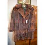 1940's Musquash Fur Coat