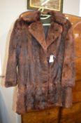 1940's Musquash Fur Coat