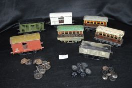 Tinplate Railway Carriages (AF)