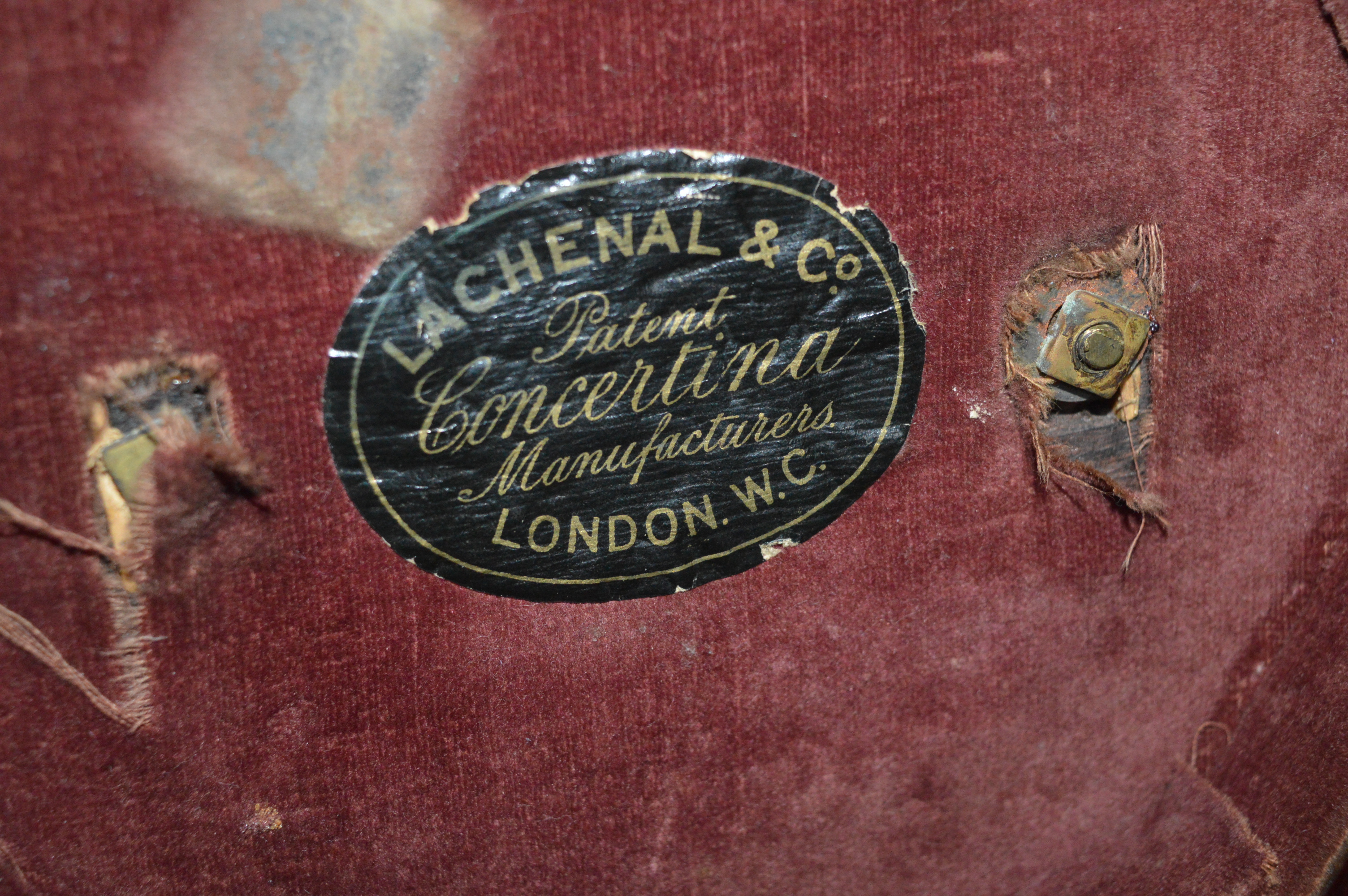 Cased Concertina by Lachenal & Co London - Image 4 of 12