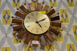 Retro Wall Clock by Seth Thomas of Scotland