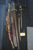 Five Reproduction Swords