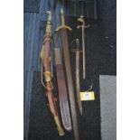 Five Reproduction Swords